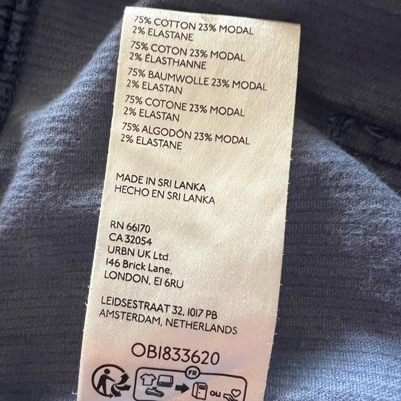 💎Anthropologie Maeve Corduroy Blue Jumpsuit with Belt - Picture 6 of 6